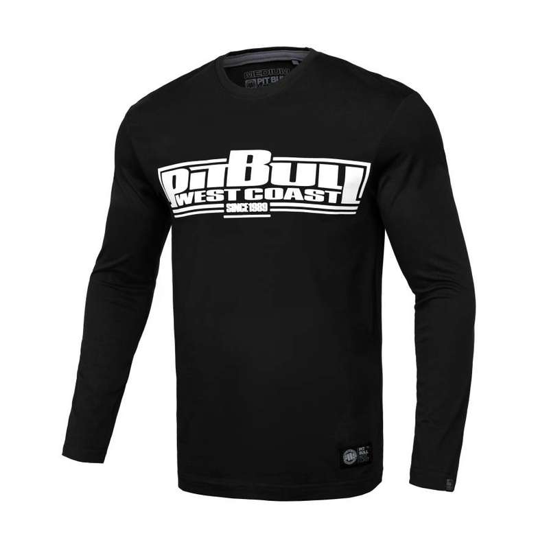czarny longsleeve męski